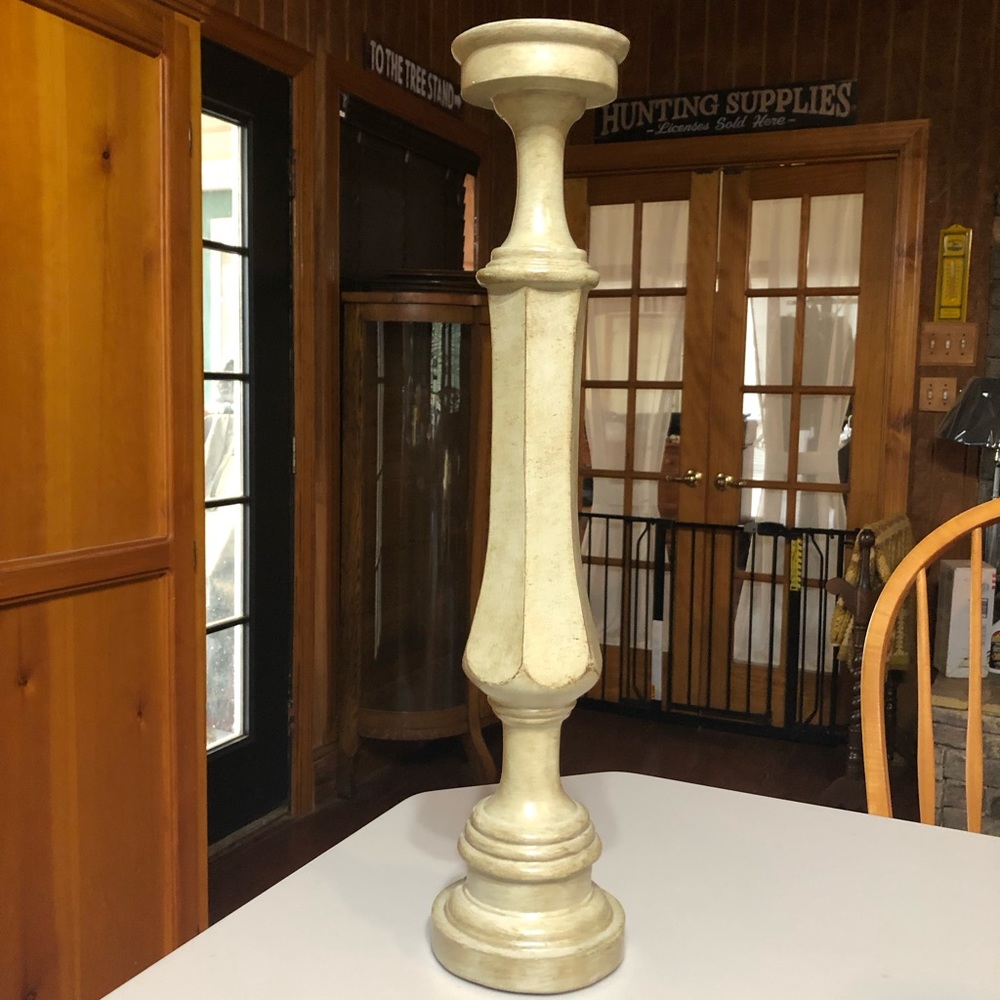 20” tall candle holder